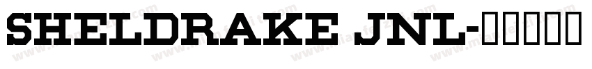 Sheldrake JNL字体转换